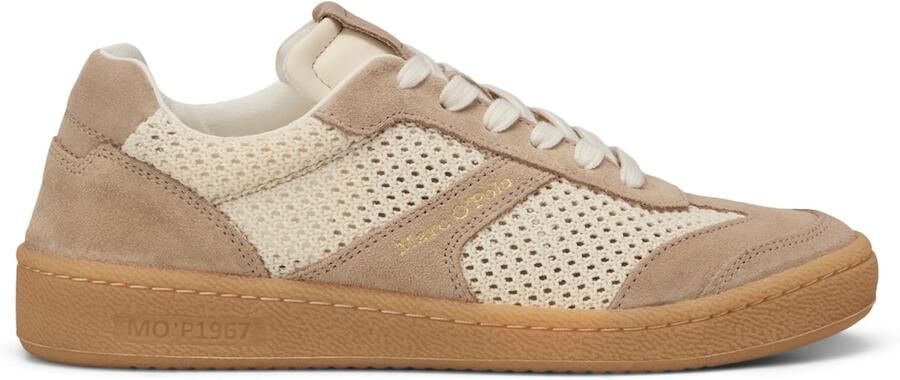 Marc O'Polo Sneakers laag 'Court' beige wolwit