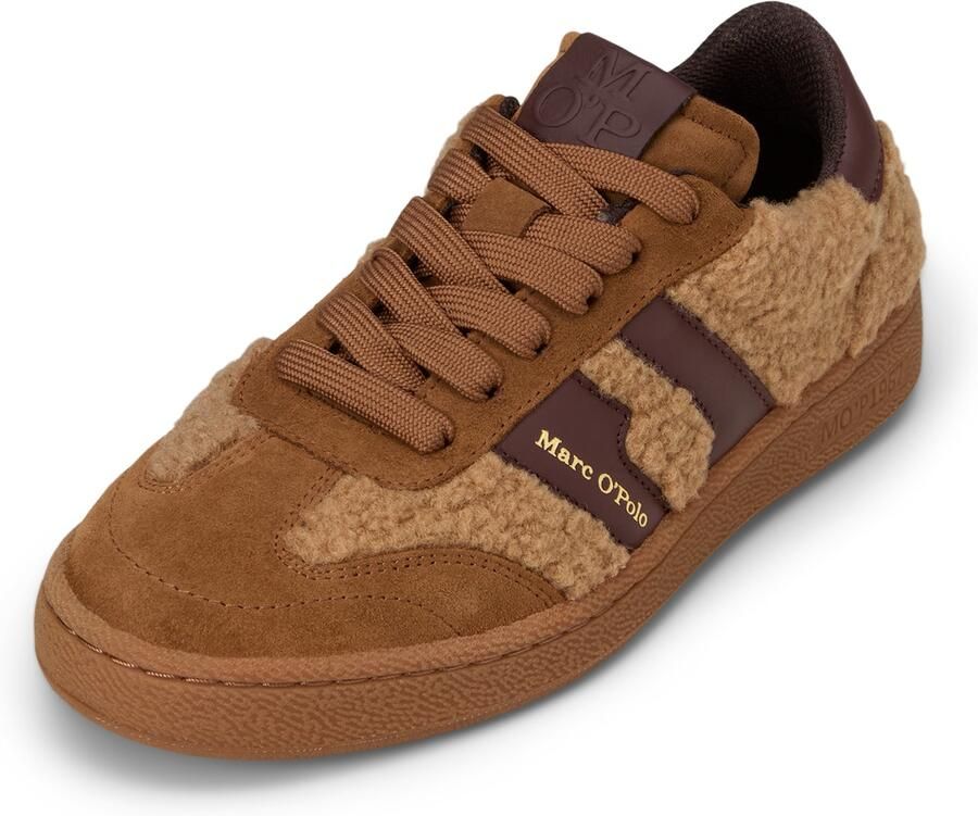 Marc O'Polo Sneakers laag 'Court' bruin cognac
