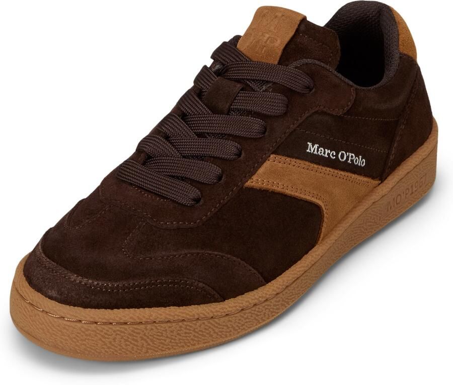 Marc O'Polo Sneakers laag 'Court' bruin