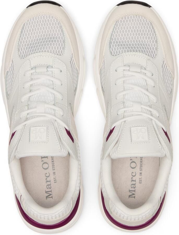 Marc O'Polo Sneakers laag crème braam - Foto 3