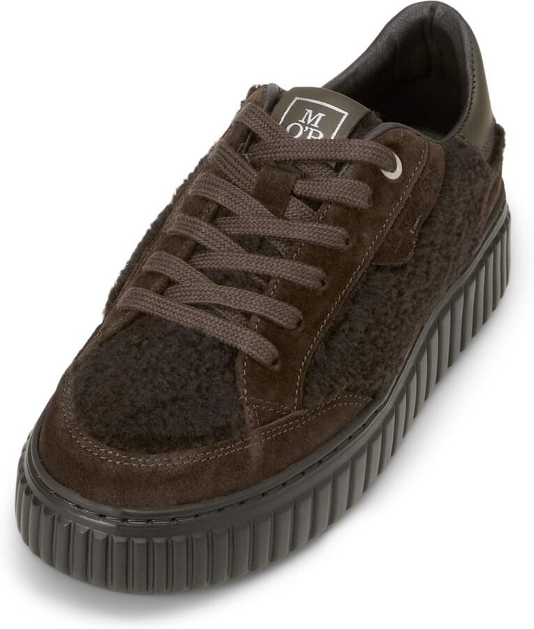 Marc O'Polo Sneakers laag donkerbruin