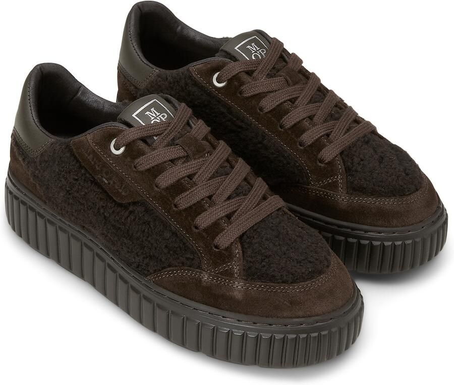 Marc O'Polo Sneakers laag donkerbruin - Foto 2