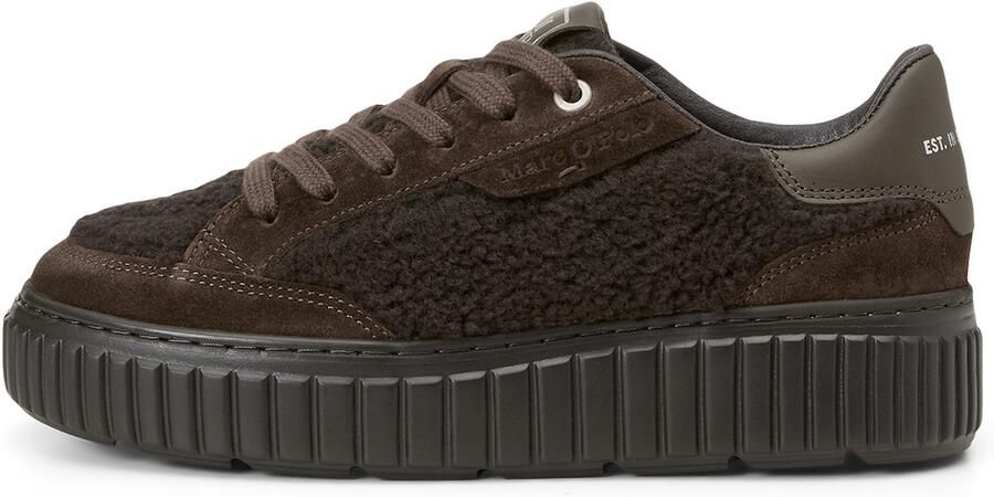 Marc O'Polo Sneakers laag donkerbruin - Foto 4