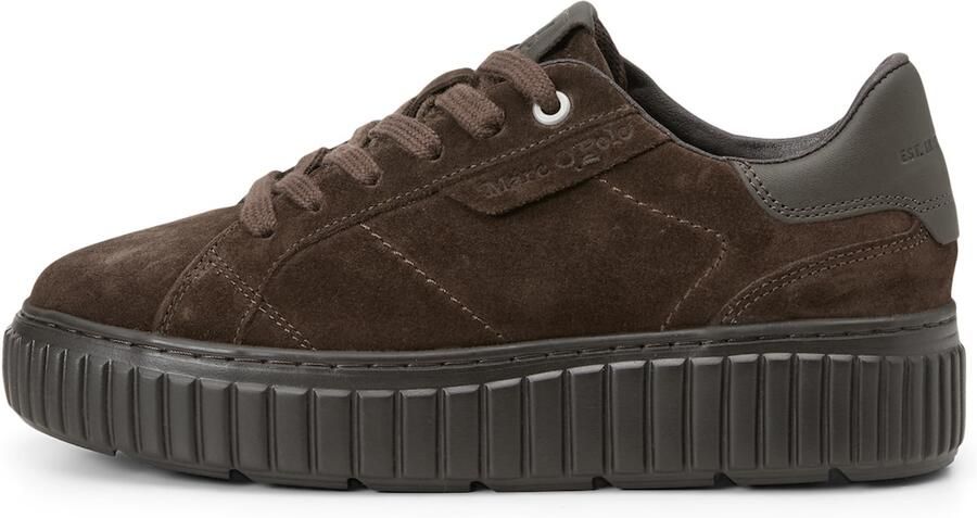 Marc O'Polo Sneakers laag donkerbruin - Foto 3