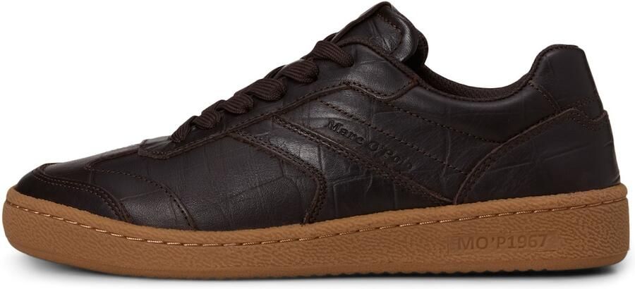 Marc O'Polo Sneakers laag donkerbruin - Foto 3