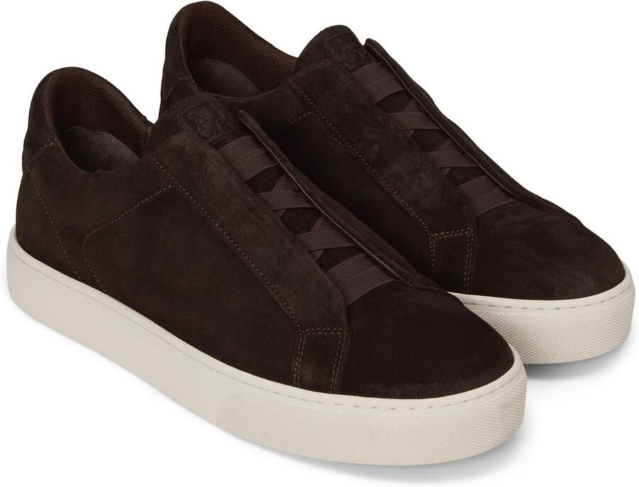 Marc O'Polo Sneakers laag donkerbruin - Foto 2