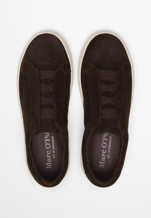 Marc O'Polo Sneakers laag donkerbruin - Foto 3