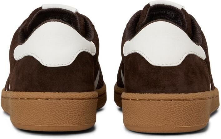 Marc O'Polo Sneakers laag donkerbruin wit - Foto 6