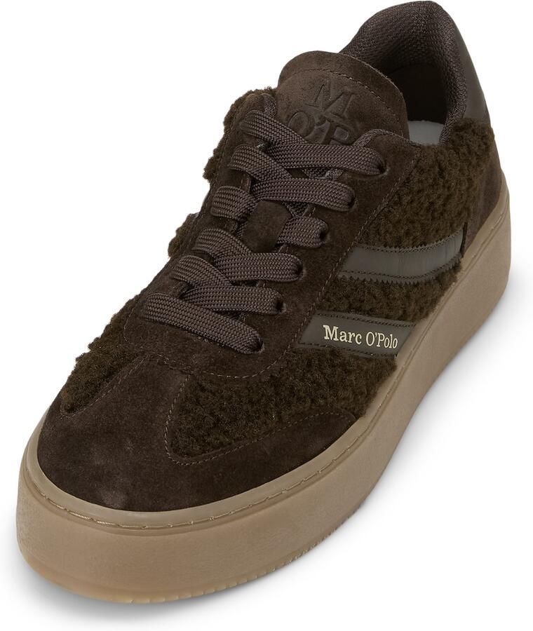 Marc O'Polo Sneakers laag 'Edith' donkerbruin