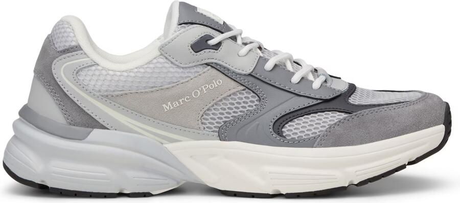 Marc O'Polo Sneakers laag grijs lichtgrijs zwart - Foto 2