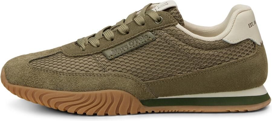 Marc O'Polo Sneakers laag 'Gustafina' olijfgroen wit - Foto 3
