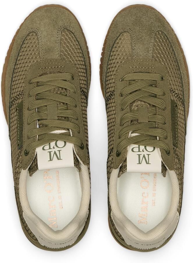 Marc O'Polo Sneakers laag 'Gustafina' olijfgroen wit - Foto 2