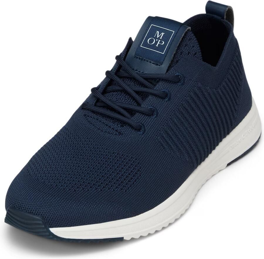 Marc O'Polo Low-top-sneakers met gestructureerd stretch-bovenwerk