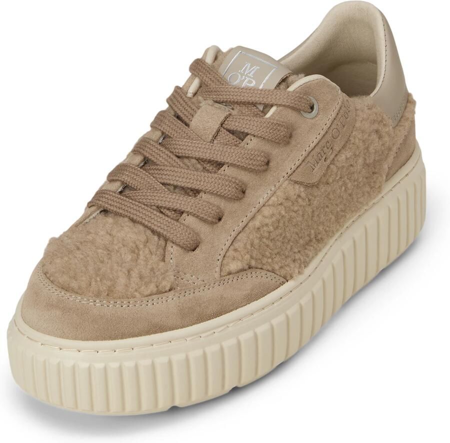 Marc O'Polo Sneakers laag lichtbruin