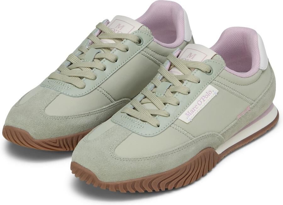 Marc O'Polo Sneakers laag lichtgroen - Foto 4