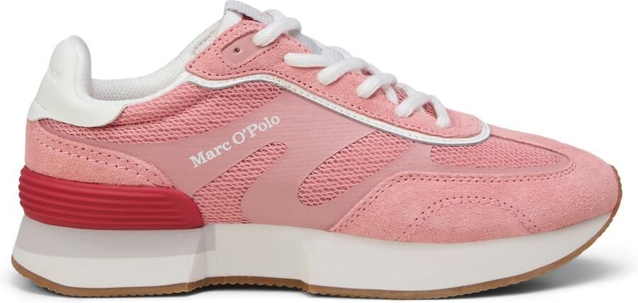 Marc O'Polo Low-top sneakers van echt rundleer