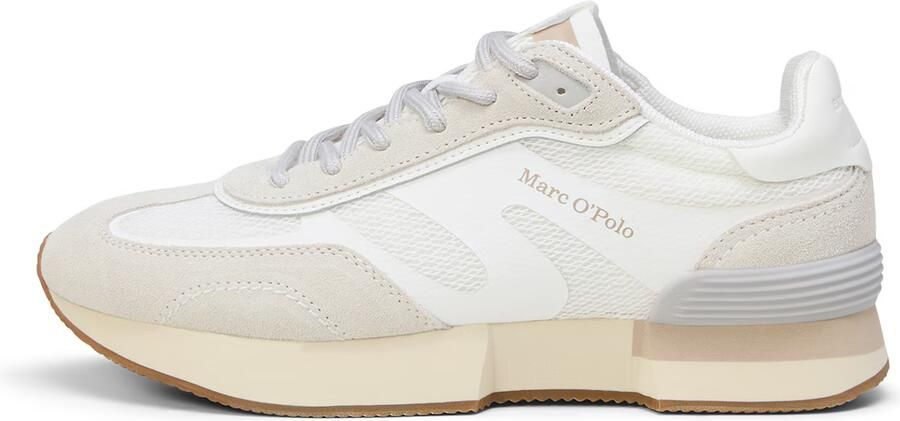 Marc O'Polo Sneakers laag 'Mara' lichtgrijs wit