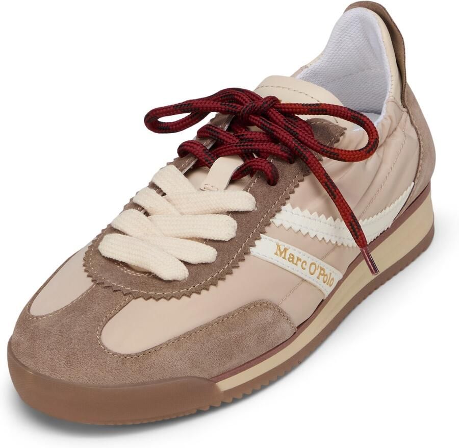 Marc O'Polo Sneakers laag 'Mila' beige donkerbeige wit