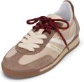 Marc O'Polo Sneakers laag 'Mila' beige donkerbeige wit - Donkerbeige/Wit