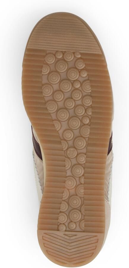 Marc O'Polo Sneakers laag 'Mila' beige taupe wijnrood wit - Foto 3