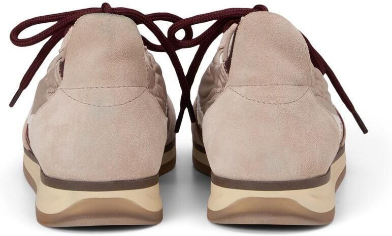 Marc O'Polo Sneakers laag 'Mila' beige taupe wijnrood wit - Foto 6