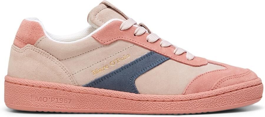 Marc O'Polo Sneakers laag navy poederroze pastelrood - Foto 4