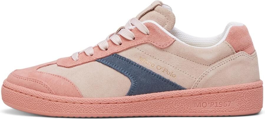 Marc O'Polo Sneakers laag navy poederroze pastelrood - Foto 3