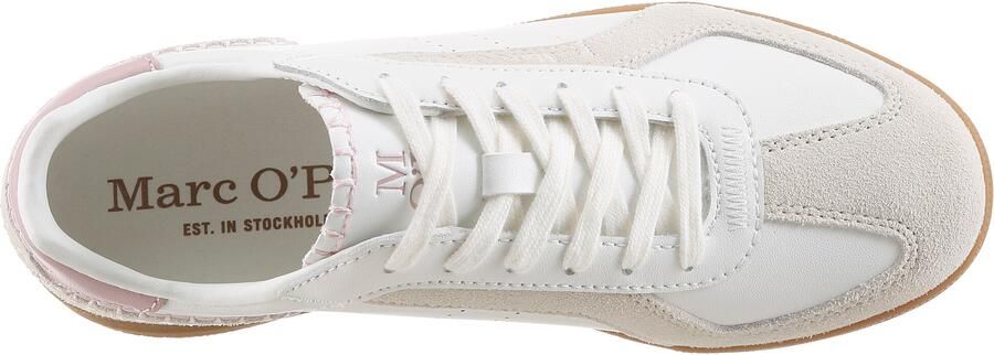 Marc O'Polo Sneakers laag taupe sering offwhite - Foto 6