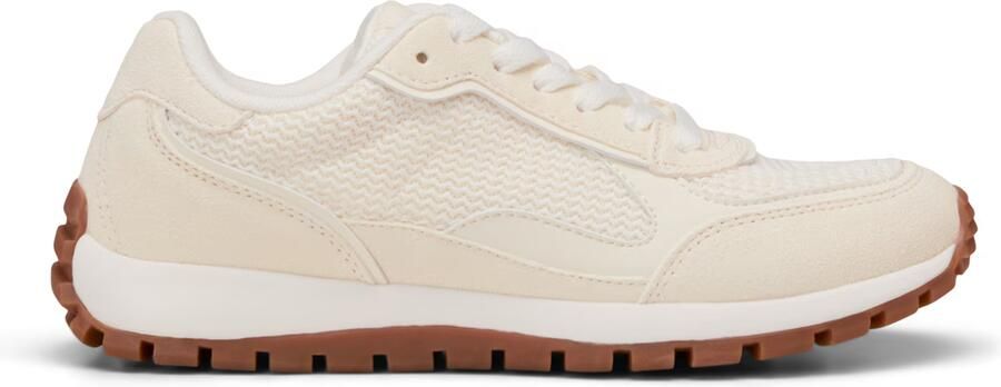 Marc O'Polo Low-top-sneakers van mix van leer en textiel