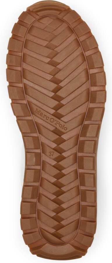Marc O'Polo Low-top-sneakers van mix van leer en textiel - Foto 6