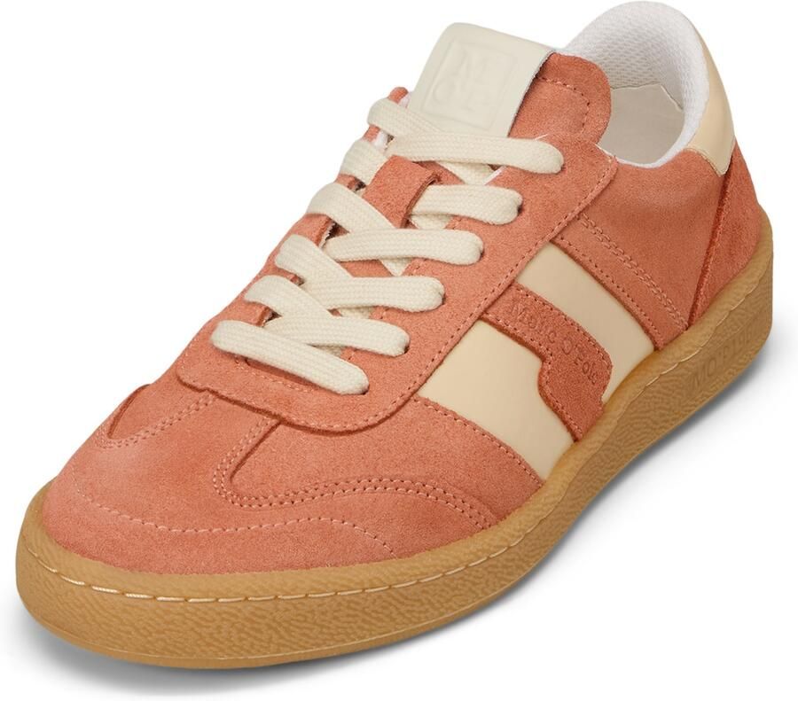 Marc O'Polo Sneakers laag 'Zen' crème watermeloen rood