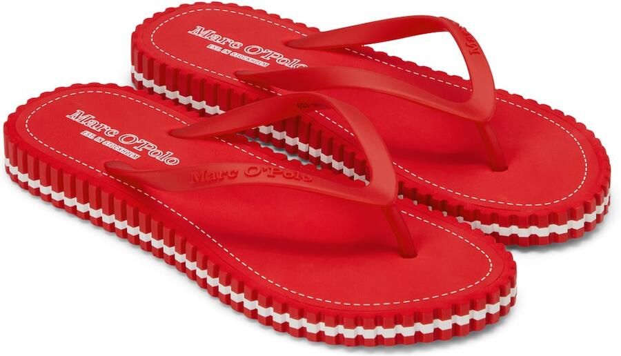 Marc O'Polo Teenslipper rood - Foto 2