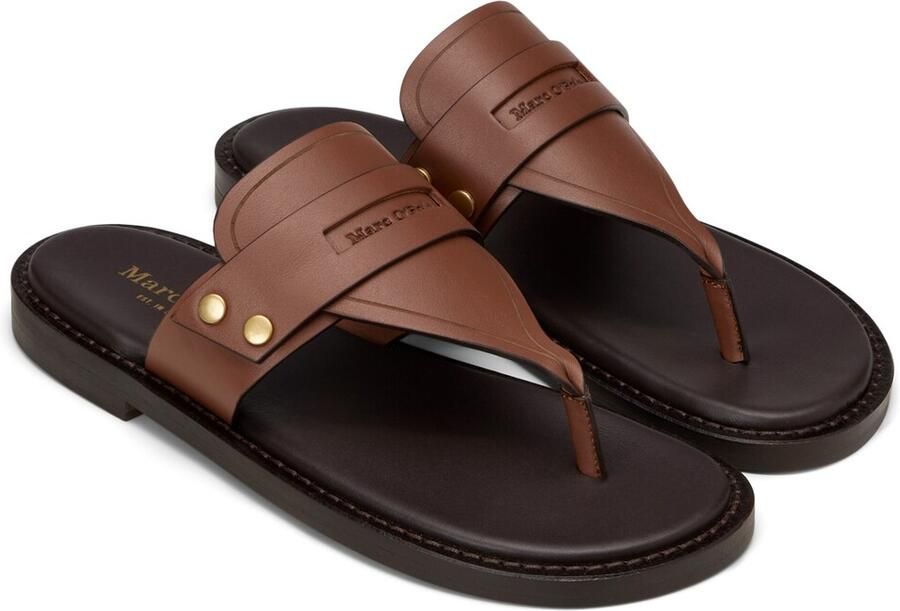 Marc O'Polo Teenslipper 'Stina' cognac - Foto 3