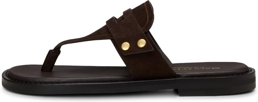 Marc O'Polo Teenslipper 'Stina' donkerbruin - Foto 4