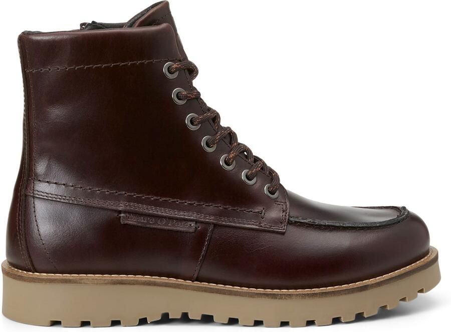 Marc O'Polo Veterboots donkerbruin