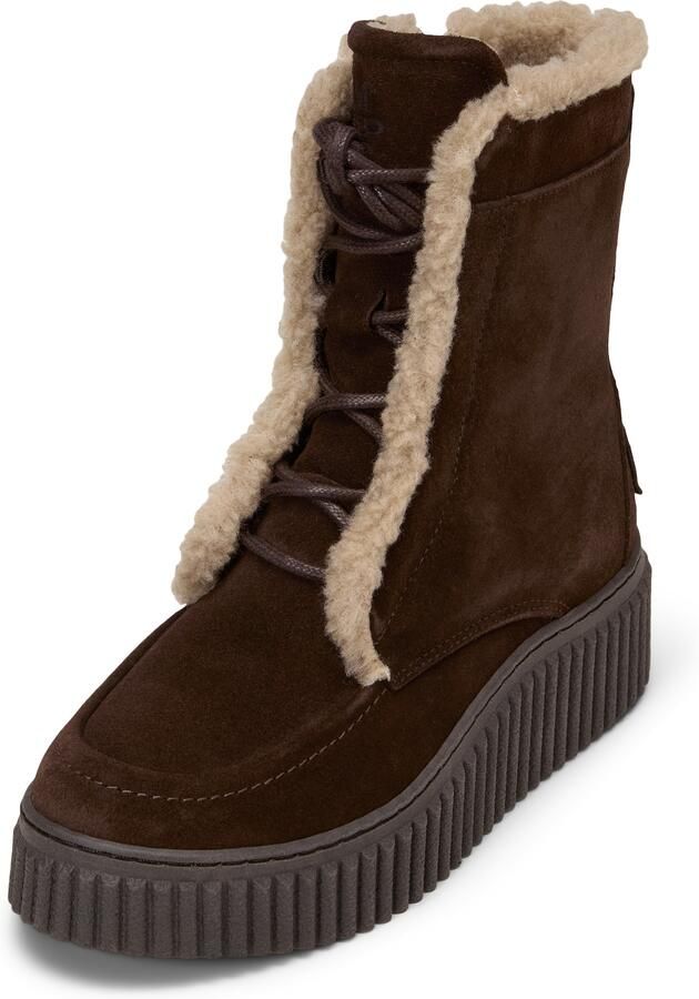 Marc O'Polo Veterlaarzen 'Bianca' beige chocoladebruin