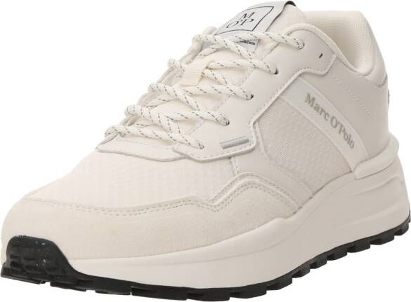 Marc O'Polo Lage sneakers van runderleer en mesh
