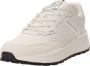 Marc O'Polo Lage sneakers van runderleer en mesh - Thumbnail 1