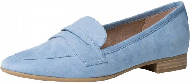 Marco Tozzi Mocassins in het Blauw Dames Schoenen voor voor Platte schoenen voor Pantoffels 