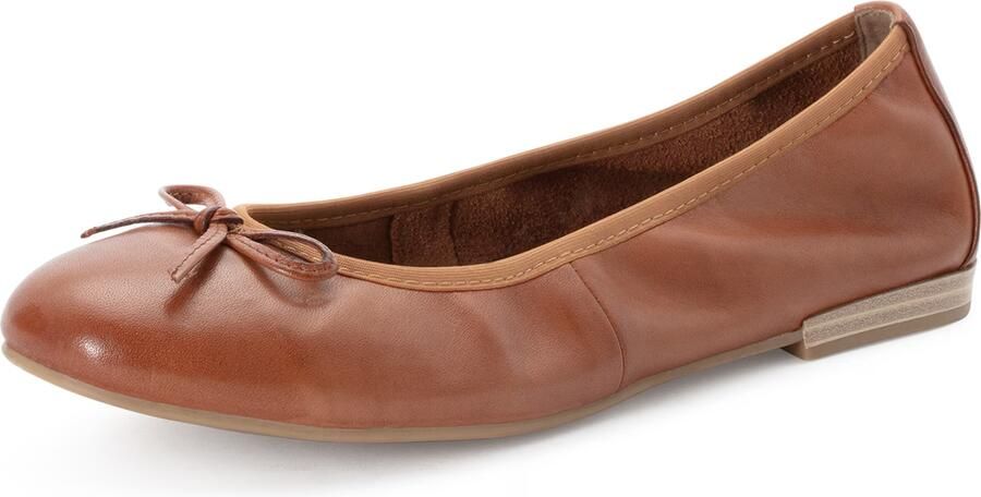 MARCO TOZZI Ballerina cognac