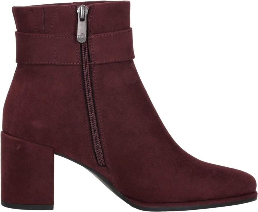 Marco Tozzi Laarsjes blokhak enkellaarsjes met modieuze siergesp