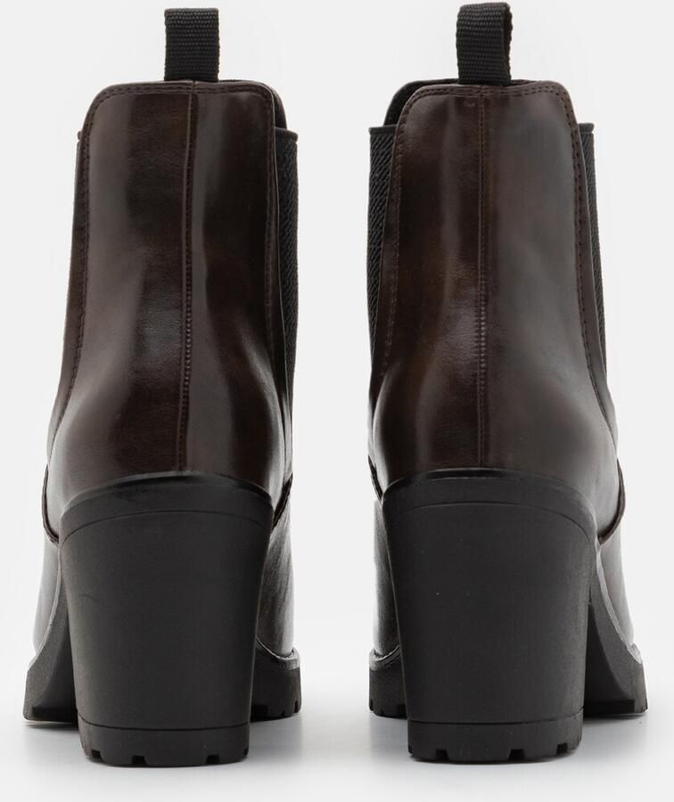 MARCO TOZZI Chelsea boots donkerbruin zwart - Foto 3