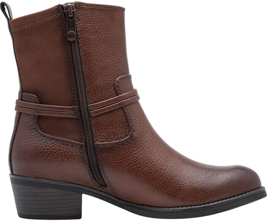 Marco Tozzi Dames Enkellaarsjes 2-25368-47-392 Vegan Laarzen Bruin