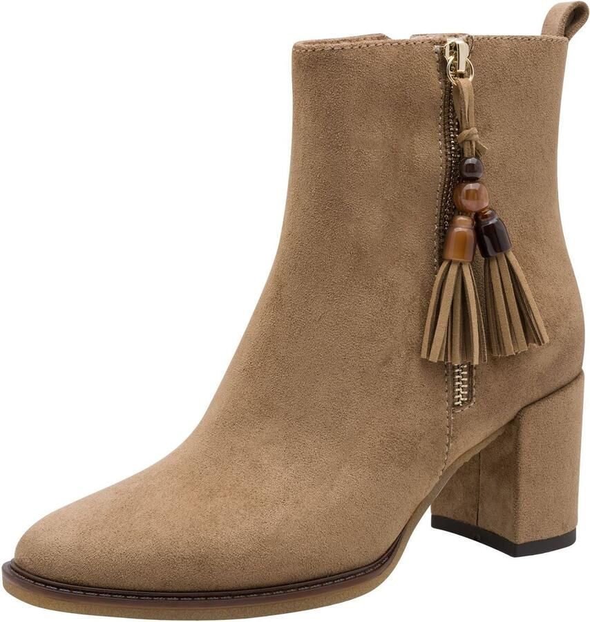 Marco Tozzi Enkellaarsjes voor dames 2-25324-47-379 Vegan Beige - Foto 5