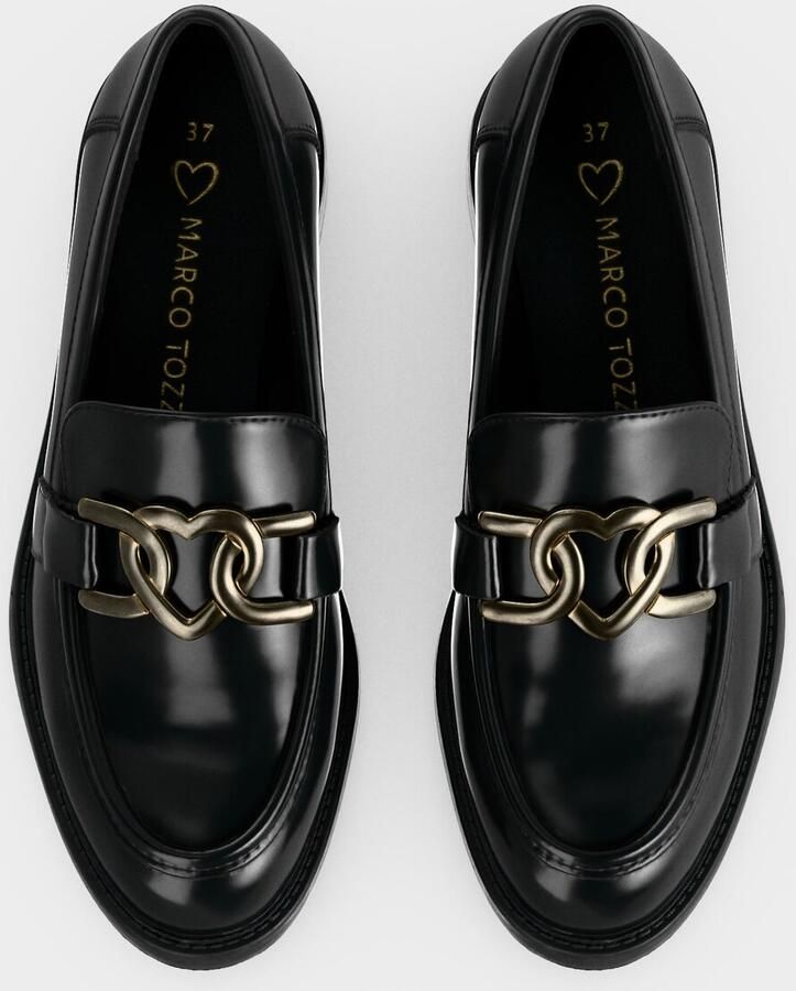Marco Tozzi Damesslippers 2-24307-47-011 Loafers Zwart - Foto 4
