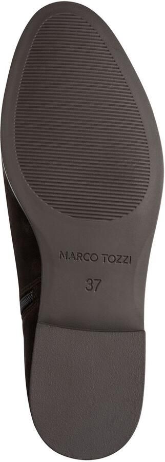 Marco Tozzi hoge suèdelook dames laarzen donkerbruin - Foto 7