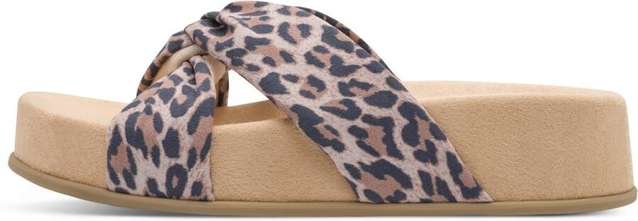 MARCO TOZZI Muiltjes beige camel donkerbruin - Foto 4