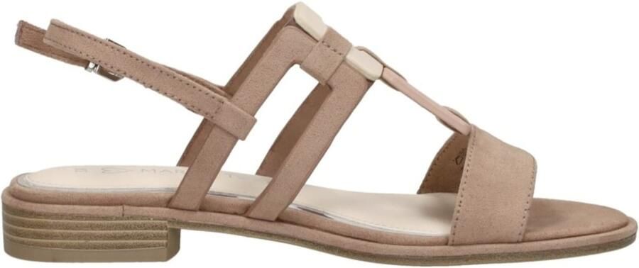 MARCO TOZZI Sandalen met riem 'Sandalen Plat' beige