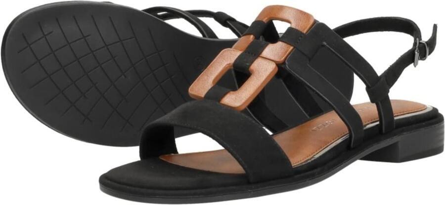 MARCO TOZZI Sandalen met riem 'Sandalen Plat' zwart - Foto 6