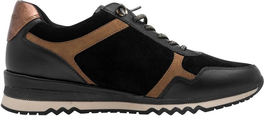 Marco Tozzi Dames Sneaker 23719-098 Zwart Combi